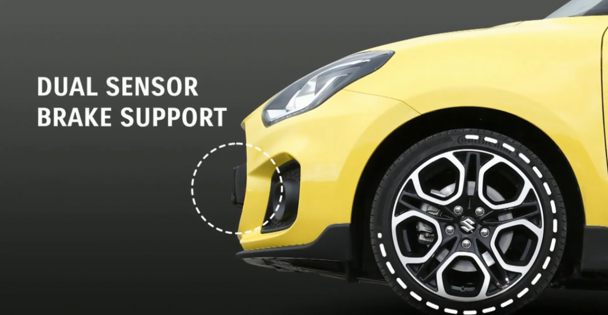 Adlabs Global Suzuki Swift safety - Dual Sensor Brake Support