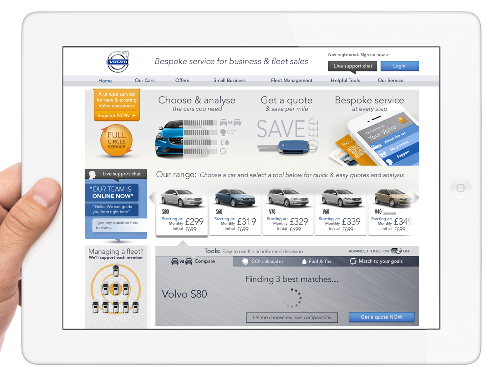 Adlabs Global - Volvo Bespoke Service for business and fleet sales