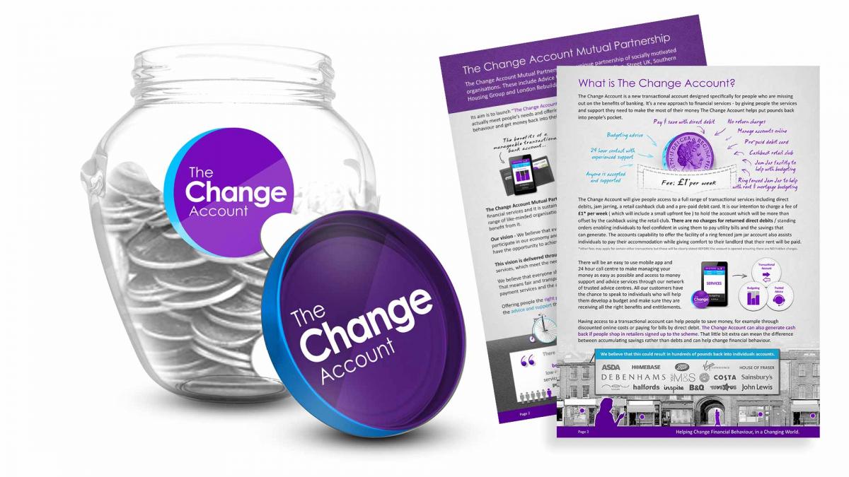 The Change Account - responsive banking platform