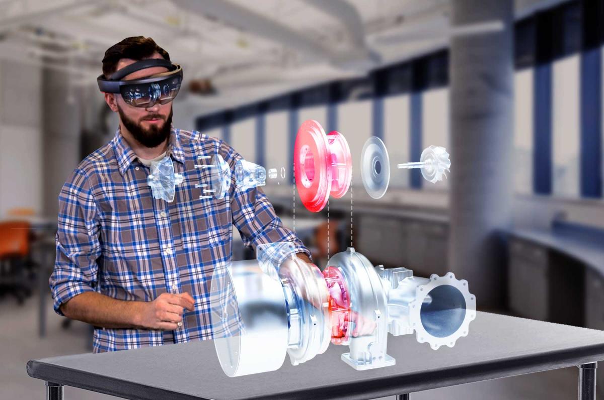 HoloLens training tool created by Adlabs for ABB in Switzerland